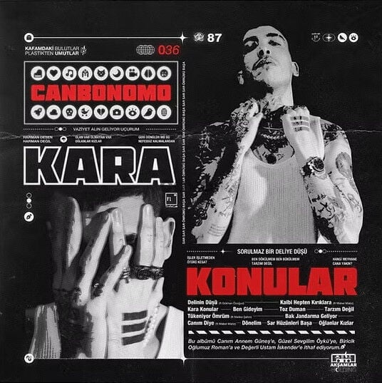 CAN BONOMO - KARA KONULAR (2024) - 2026 LP SIFIR PLAK