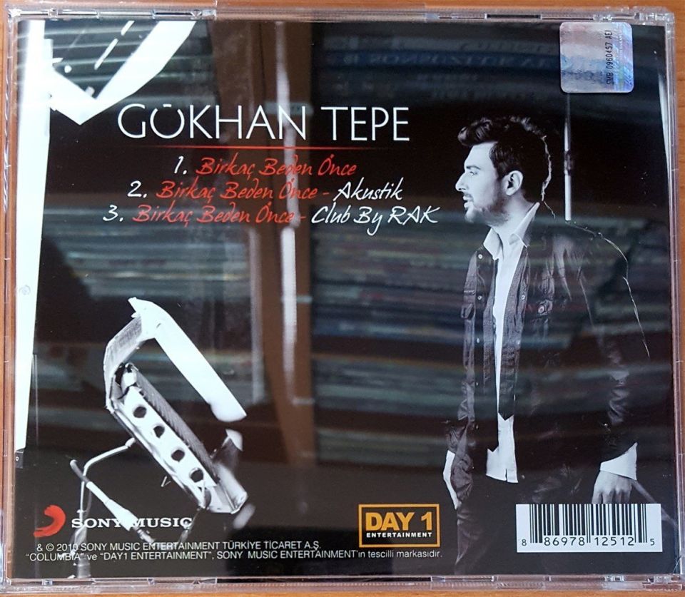 GÖKHAN TEPE - BİRKAÇ BEDEN ÖNCE (2010) - CD SINGLE 2.EL