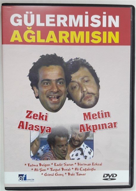 GÜLER MİSİN AĞLAR MISIN - ZEKİ ALASYA METİN AKPINAR - OSMAN SEDEN - DVD 2.EL