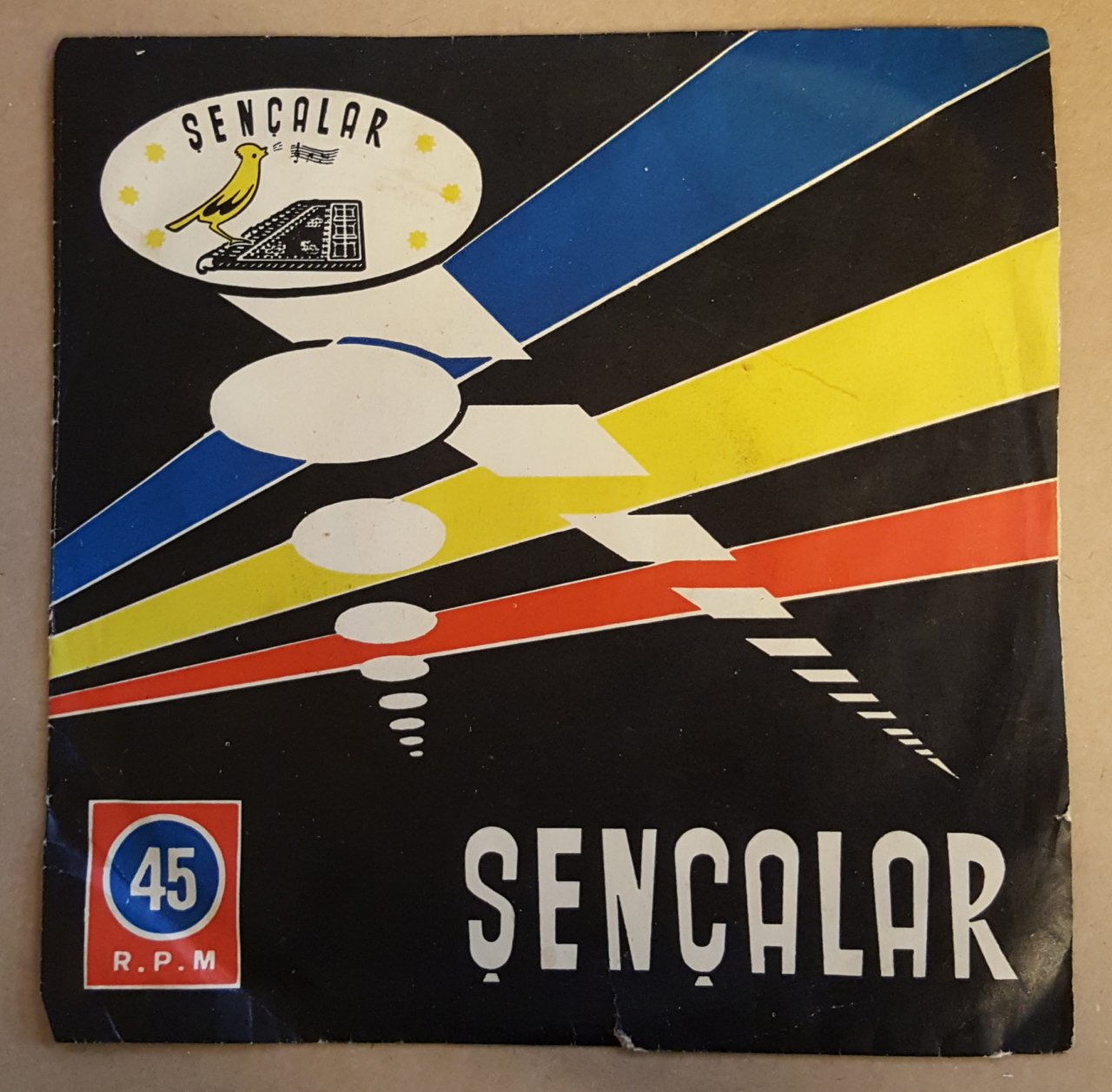 BEHİYE AKSOY - O YEŞİL GÖZLERE LEYLAM / ELVEDA GENÇLİĞİM - 7'' 45 DEVİR ŞENÇALAR FİRMA KAPAKLI 2.EL PLAK