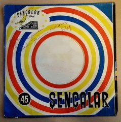 BEHİYE AKSOY - O YEŞİL GÖZLERE LEYLAM / ELVEDA GENÇLİĞİM - 7'' 45 DEVİR ŞENÇALAR FİRMA KAPAKLI 2.EL PLAK