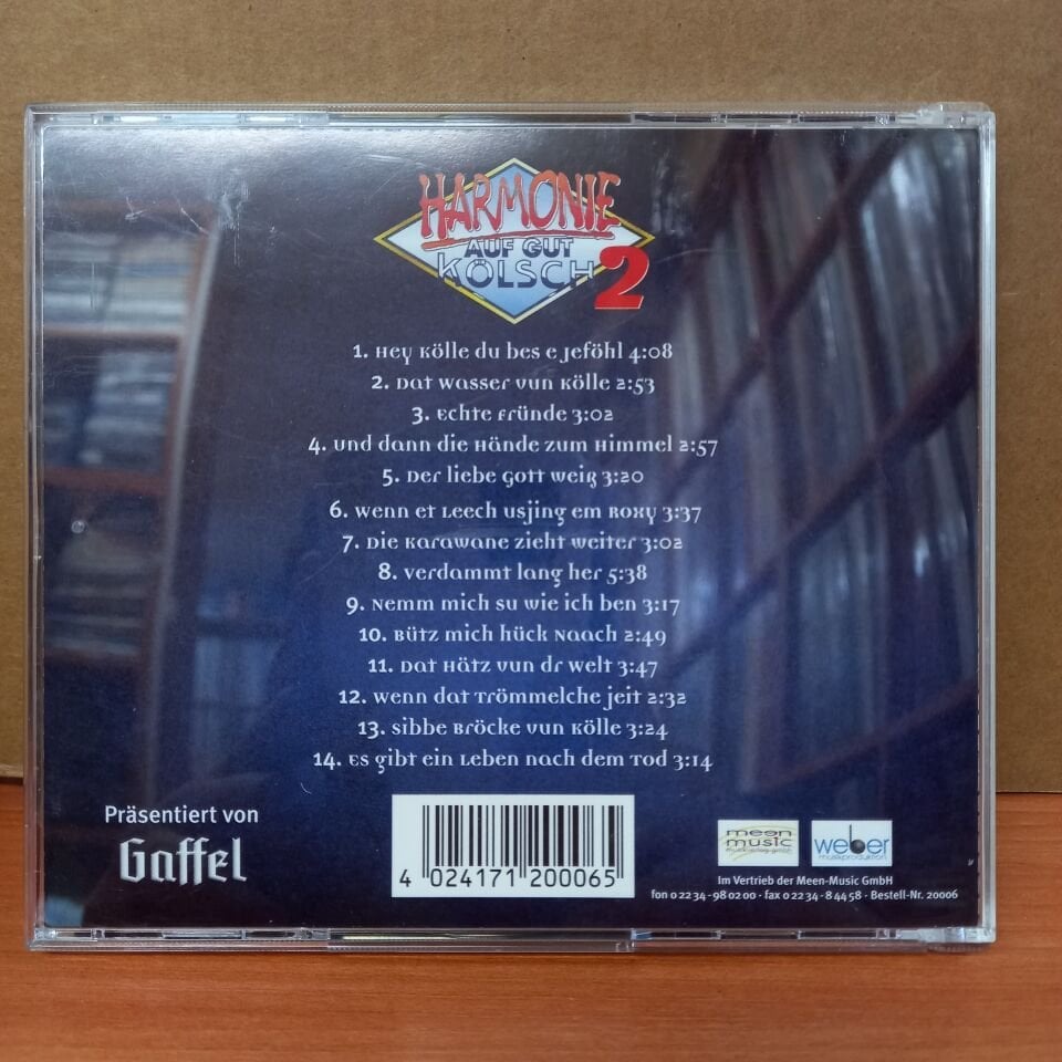 HARMONIE - AUF GUT KÖLSCH 2 - CD 2. EL