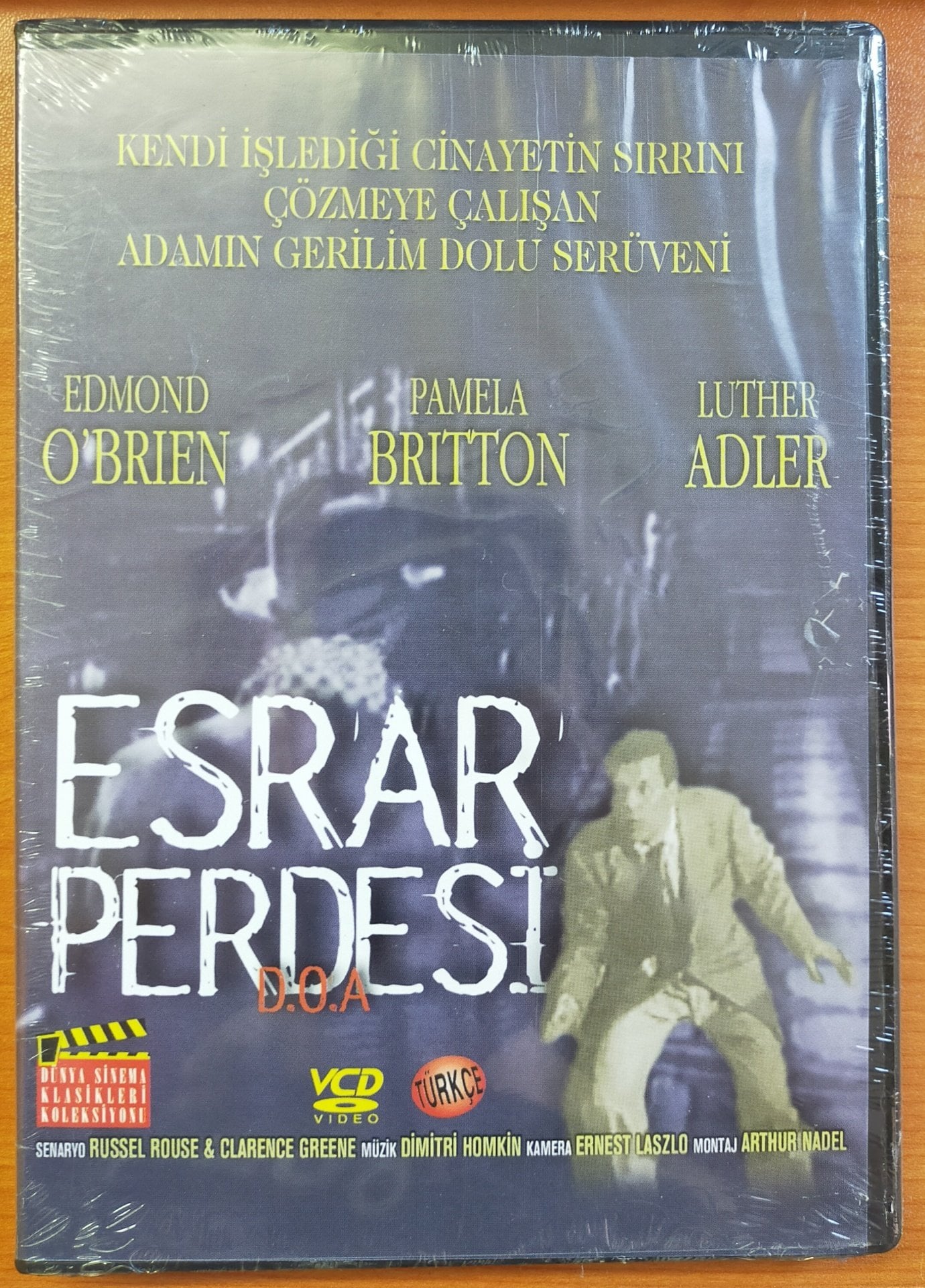 ESRAR PERDESİ - D.O.A. - RUDOLPH MATE - VCD SIFIR
