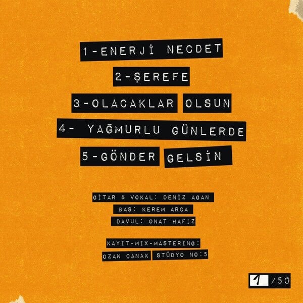 VAHŞİ ÇİÇEK – VAHŞİ ÇİÇEK (2026) - CDR EP ORANGE LIMITED EDITION SIFIR