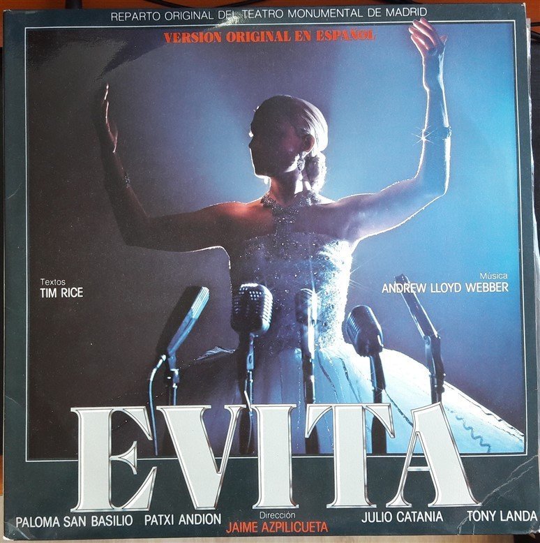 EVITA - VERSION ORIGINAL EN ESPANOL - ANDREW LLOYD WEBBER - 2.EL 2PLAK