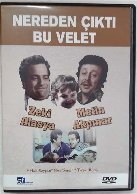NEREDEN ÇIKTI BU VELET - ZEKİ ALASYA - METİN AKPINAR - HALE SOYGAZİ - NİSA SEREZLİ - OSMAN SEDEN - DVD 2.EL