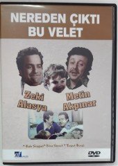 NEREDEN ÇIKTI BU VELET - ZEKİ ALASYA - METİN AKPINAR - HALE SOYGAZİ - NİSA SEREZLİ - OSMAN SEDEN - DVD 2.EL