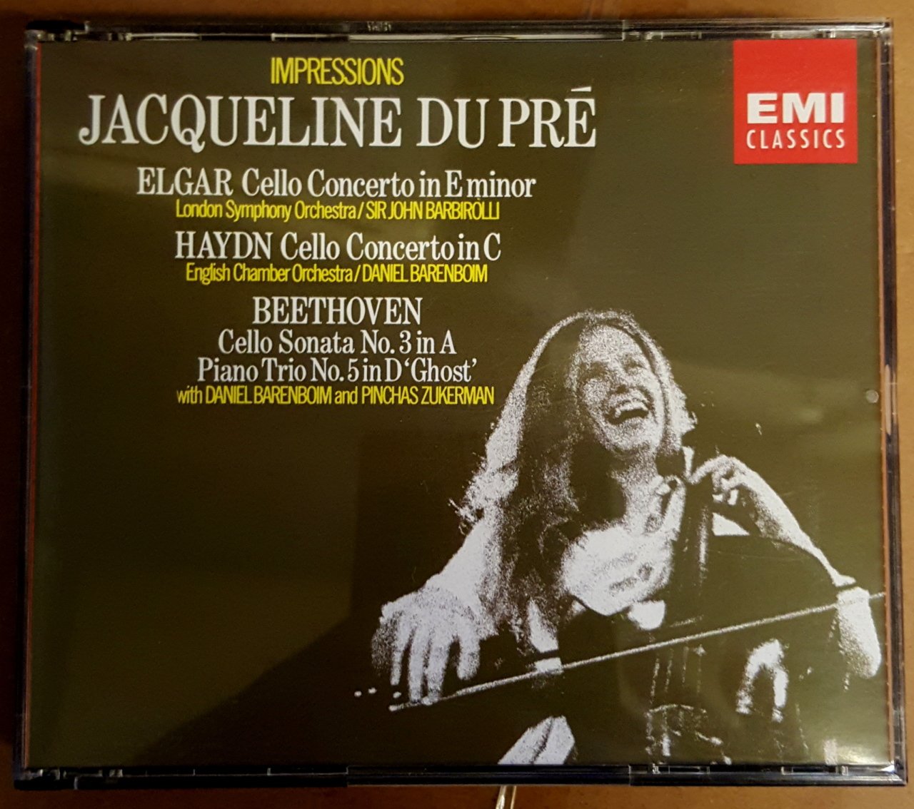 JACQUELINE DU PRE - ELGAR HAYDN BEETHOVEN CELLO CONCERTOS & SONATES - 2CD 2.EL