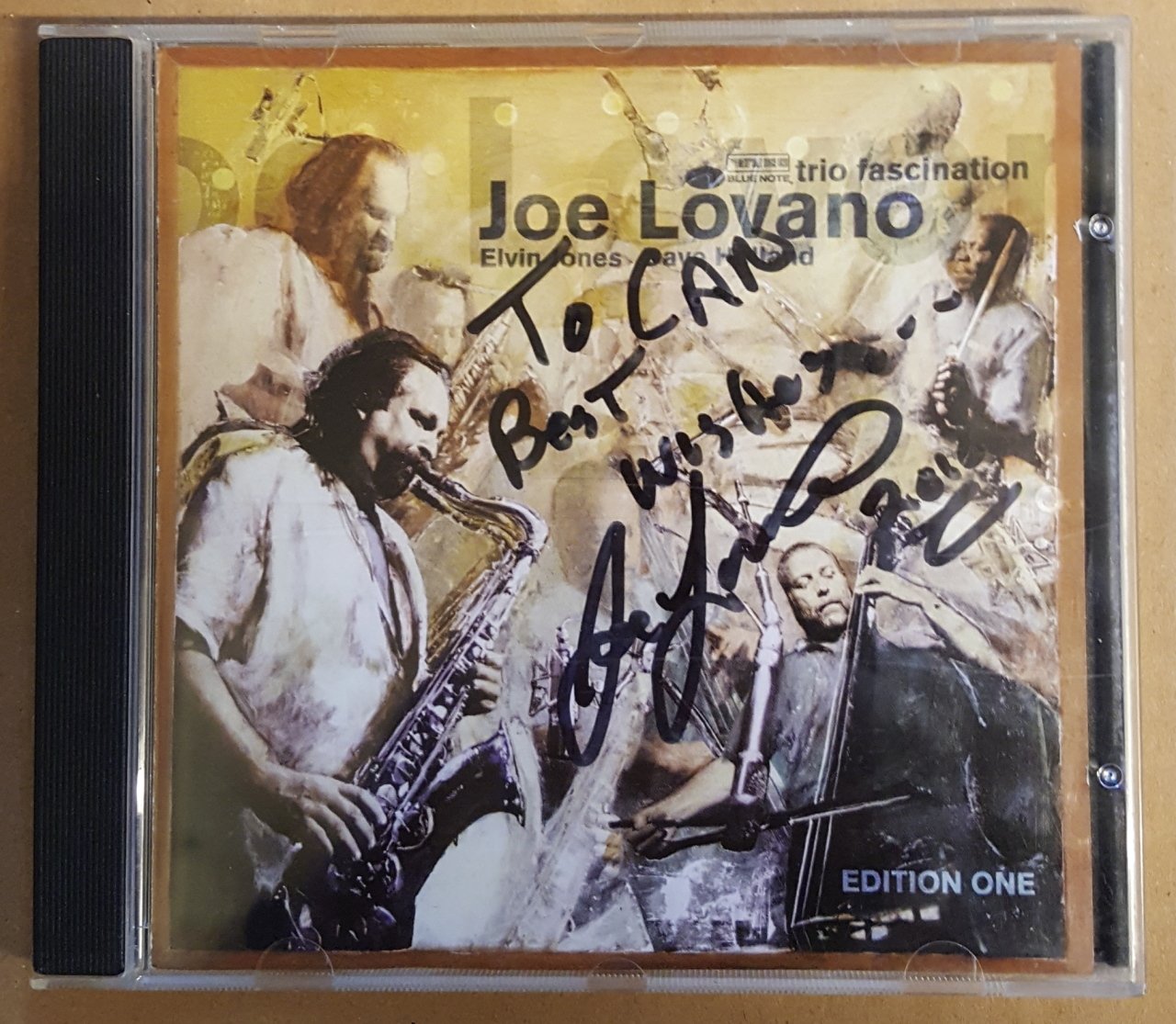 JOE LOVANO - TRIO FASCINATION / EDITION ONE (1998) - CD KİŞİYE İMZALI 2.EL