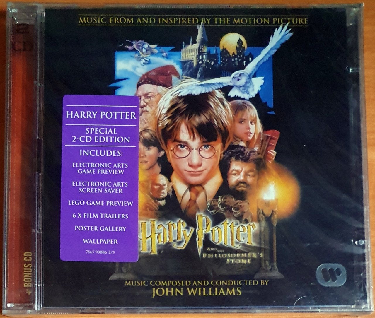 HARRY POTTER AND THE PHILOSOPHER'S STONE SOUNDTRACK / JOHN WILLIAMS (2001) - SPECIAL EDITION 2CD SIFIR