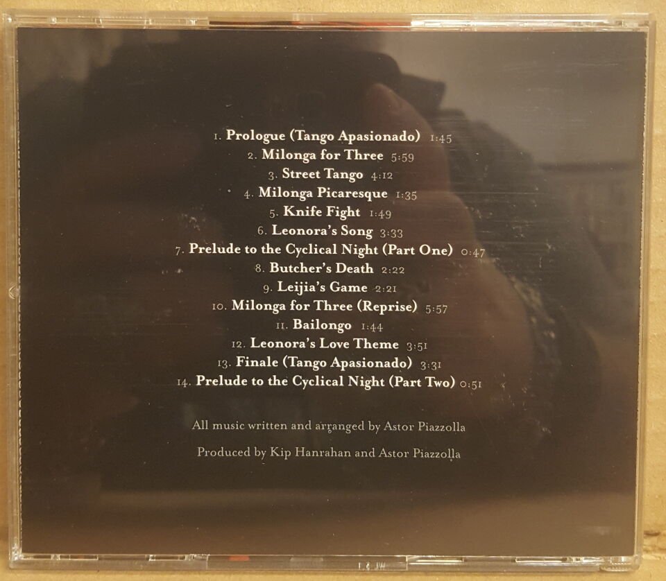 ASTOR PIAZZOLLA - THE ROUGH DANCER AND THE CYCLICAL NIGHT (1988) - CD 2000 NONESUCH EDITION MADE IN GERMANY 2.EL