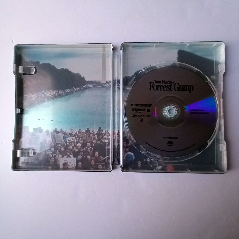 FORREST GUMP - TOM HANKS, ROBIN WRIGHT, GARY SINISE - YÖN.: ROBERT ZEMECKIS - BLU-RAY 4K STEELBOOK METAL KUTU 2.EL TÜRKÇE ALTYAZI YOKTUR
