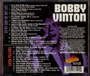 BOBBY VINTON – EV'RY DAY OF MY LIFE / SATIN PILLOWS (2002) - CD 2.EL