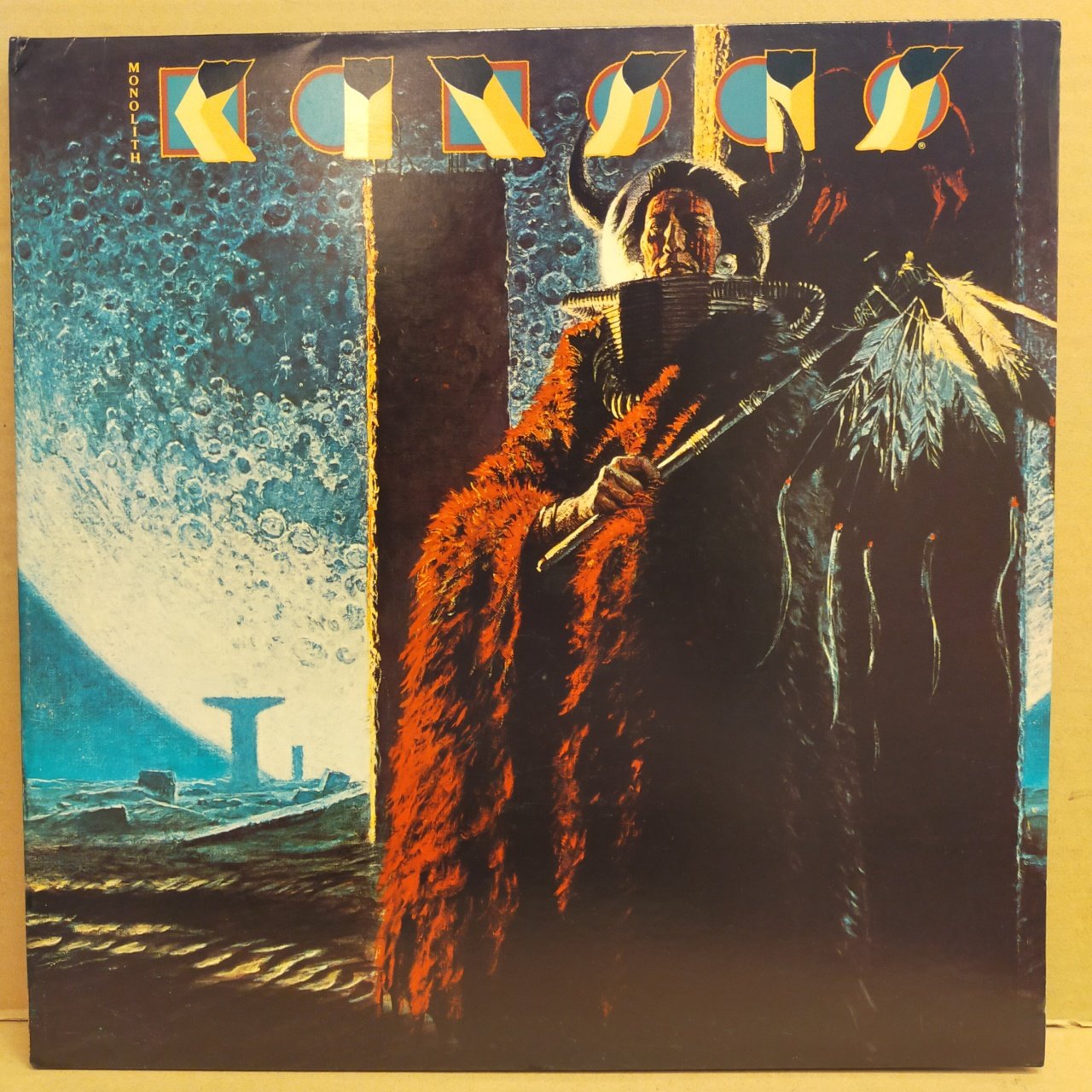 KANSAS - MONOLITH (1979) - LP GATEFOLD SIFIR GİBİ 2.EL PLAK