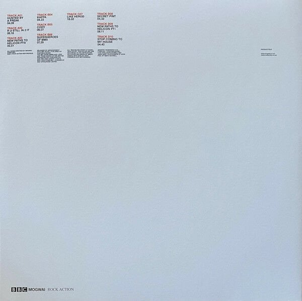 MOGWAI - GOVERNMENT COMMISSIONS / BBC SESSIONS 1996-2003 (2005) - 2LP POST ROCK 2023 EDITION GATEFOLD SIFIR PLAK