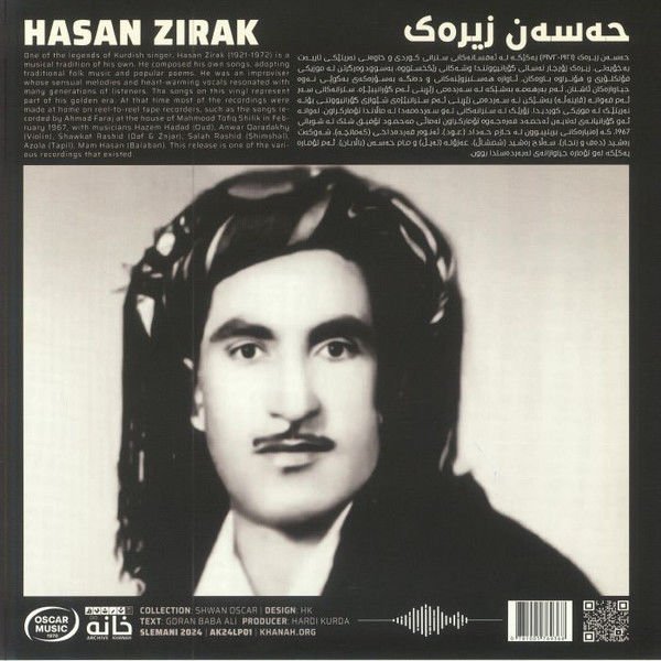 HASAN ZIRAK - THE LEGEND - LP 2024 SIFIR PLAK