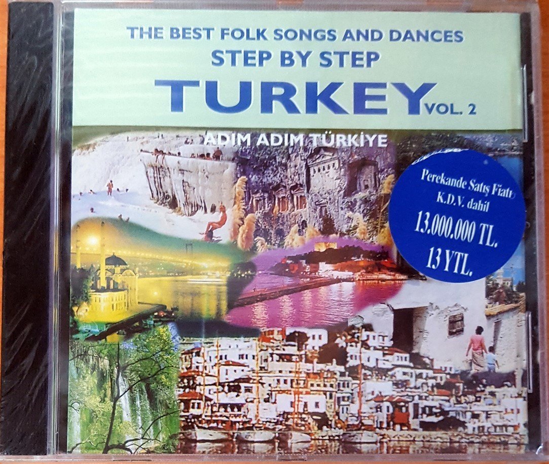 ADIM ADIM TÜRKİYE / STEP BY STEP TURKEY VOL. 2 CD SIFIR