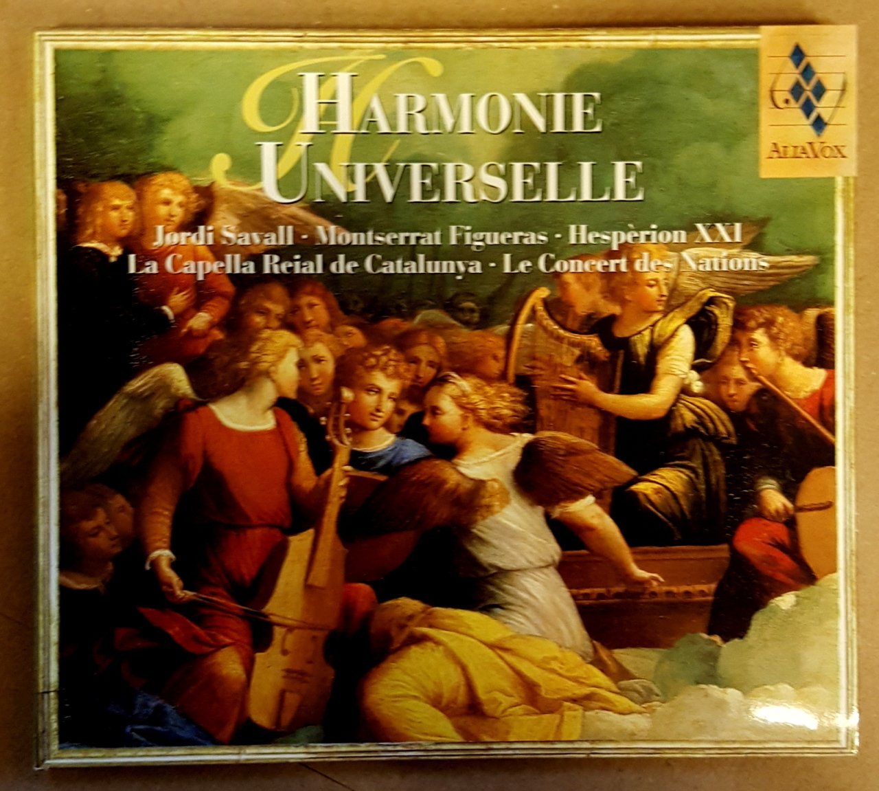 HARMONIE UNIVERSELLE JORDI SAVALL (2001) CD ALIA VOX DIGIPACK 2.