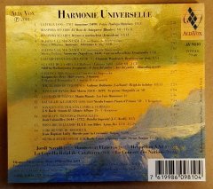 HARMONIE UNIVERSELLE JORDI SAVALL (2001) CD ALIA VOX DIGIPACK 2.