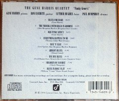 THE GENE HARRIS QUARTET - FUNKY GENE'S (1994) CONCORD JAZZ CD 2.EL