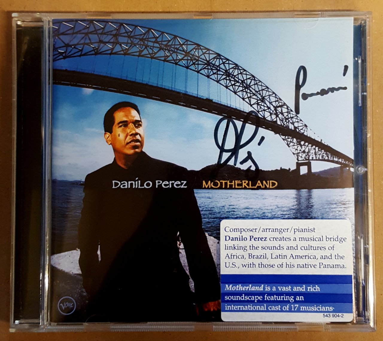 DANILO PEREZ - MOTHERLAND (2002) - CD KİŞİYE İMZALI 2.EL