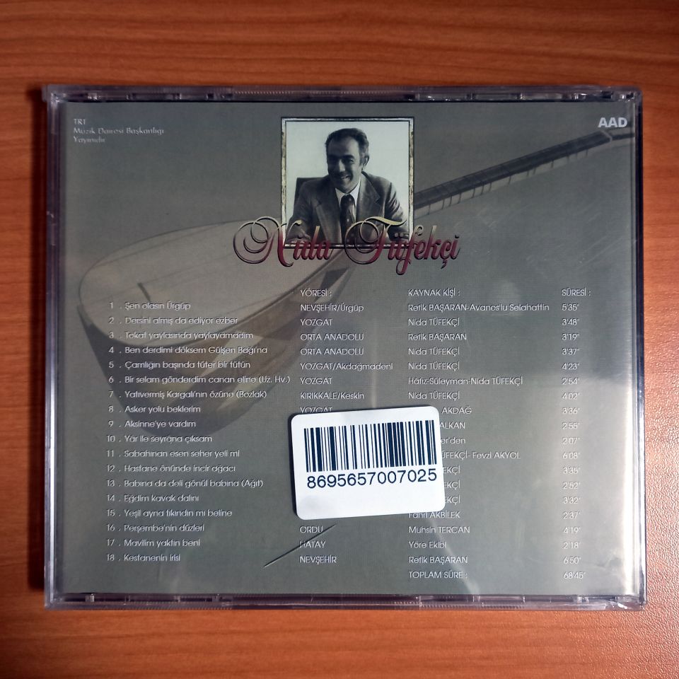 NİDA TÜFEKÇİ / TRT ARŞİV SERİSİ 2 - CD SIFIR