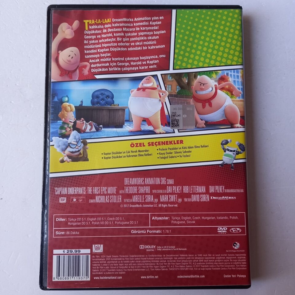 KAPTAN DÜŞÜKDON: DESTANSI İLK FİLM - DVD 2.EL