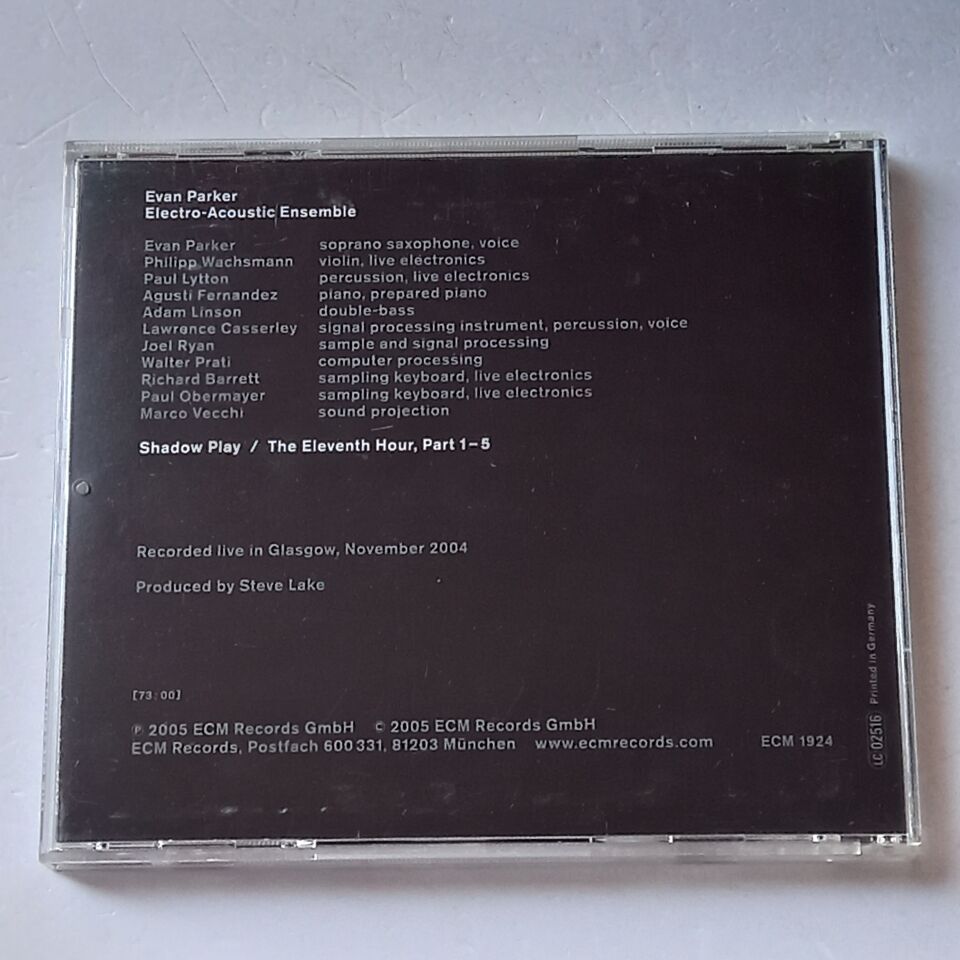 EVAN PARKER ELECTRO, ACOUSTIC ENSEMBLE - THE ELEVENTH HOUR (2005) - CD 2.EL
