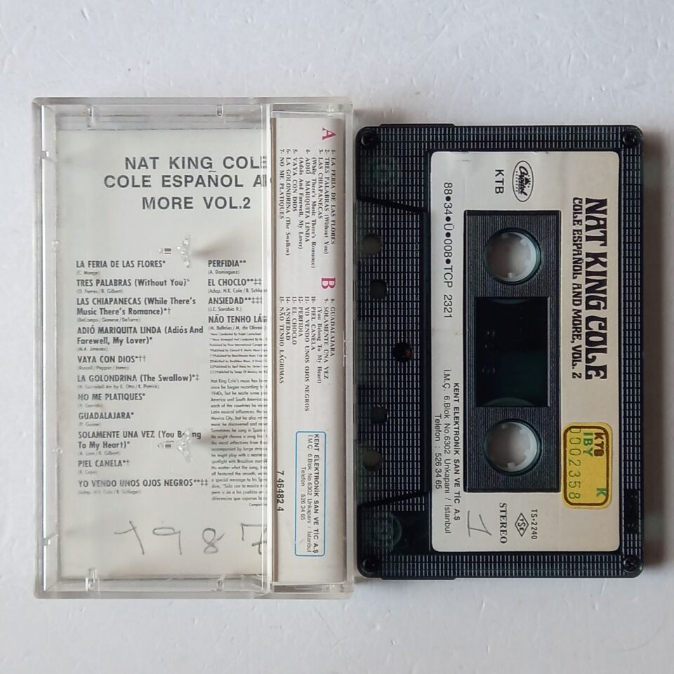 NAT KING COLE – COLE ESPANOL AND MORE, VOL.2 (1988) - KASET 2.EL