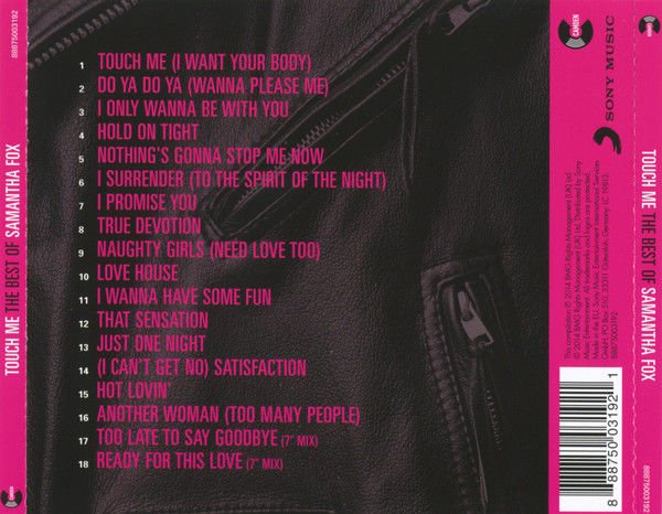 SAMANTHA FOX – TOUCH ME – THE BEST OF (2014) - CD AMBALAJINDA SIFIR