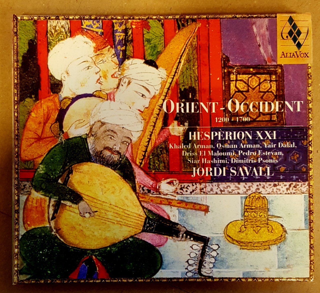 ORIENT OCCIDENT 1200-1700 JORDI SAVALL (2006) CD + 54 PAGES BOOKLET ALIA VOX DIGIPACK 2.EL