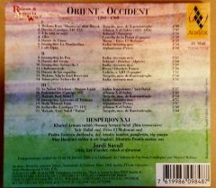 ORIENT OCCIDENT 1200-1700 JORDI SAVALL (2006) CD + 54 PAGES BOOKLET ALIA VOX DIGIPACK 2.EL