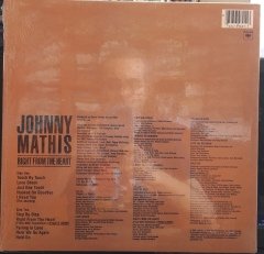 JOHNNY MATHIS - RIGHT FROM THE HEART (1985) - PLAK 2.EL
