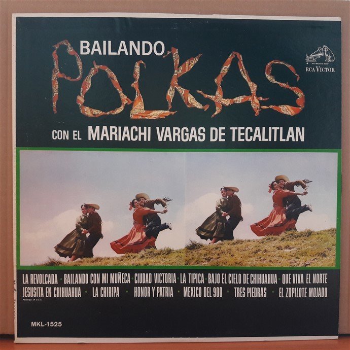 BAILANDO POLKAS - MARIACHI VARGAS DE TECALITLAN - LP 2.EL PLAK