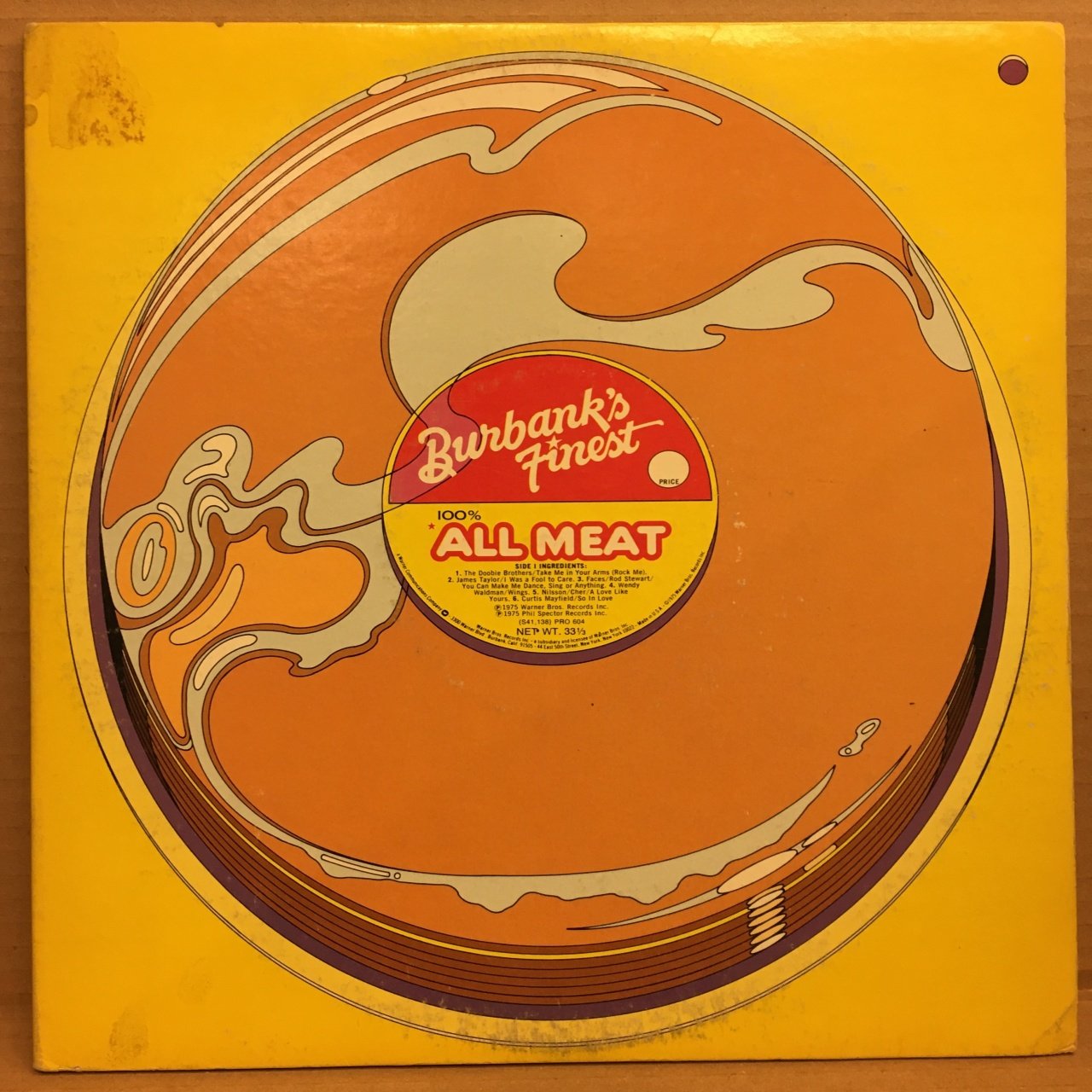 BURBANK'S FINEST ALL MEAT 1975 WARNER BROS COMPILATION