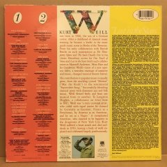 THE MUSIC OF KURT WEILL LOU REED STING TOM WAITS JOHN ZORN CARLA BLEY .. 2.EL PLAK