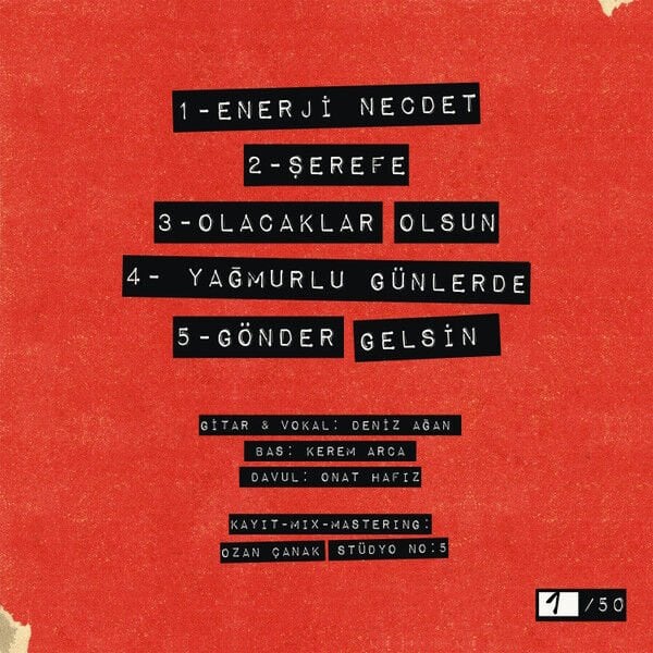 VAHŞİ ÇİÇEK – VAHŞİ ÇİÇEK (2026) - CDR EP RED LIMITED EDITION SIFIR