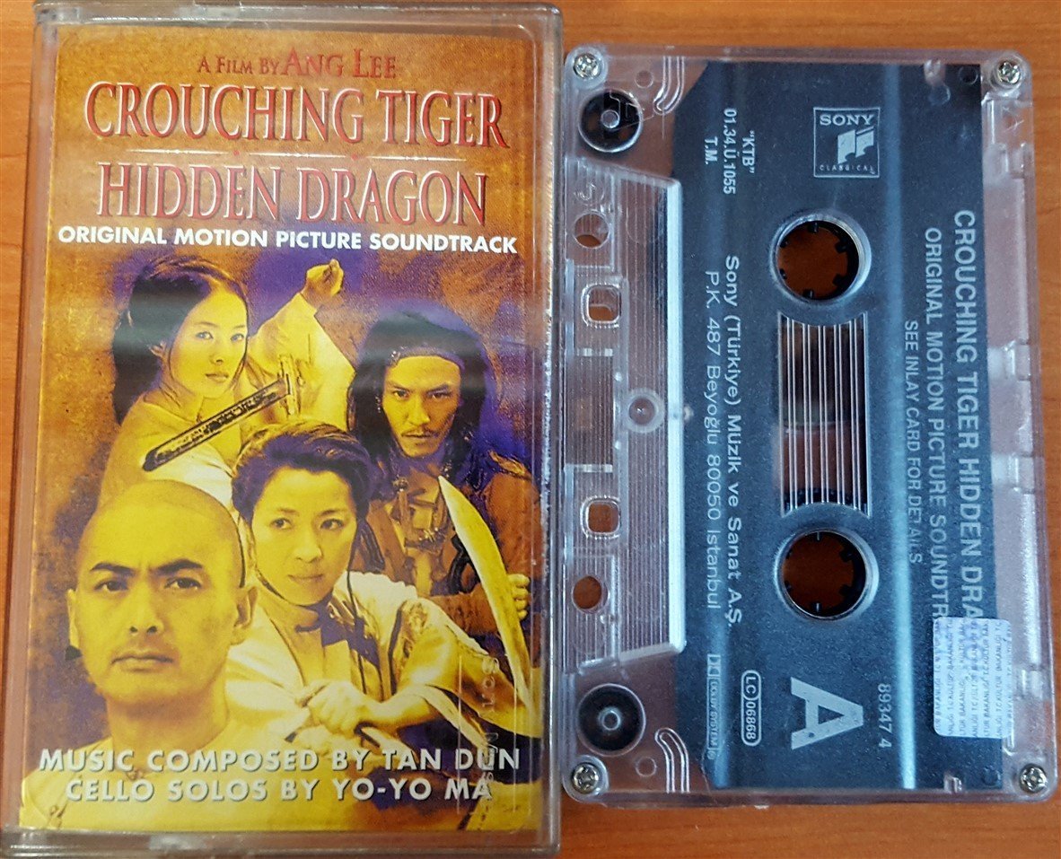 CROUCHING TIGER HIDDEN DRAGON SOUNDTRACK / TAN DUN, YO-YO MA (2001) SONY KASET 2.EL