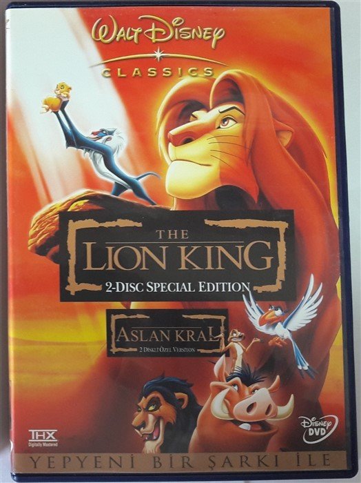 ASLAN KRAL - THE LION KING - DISNEY - 2DVD 2.EL