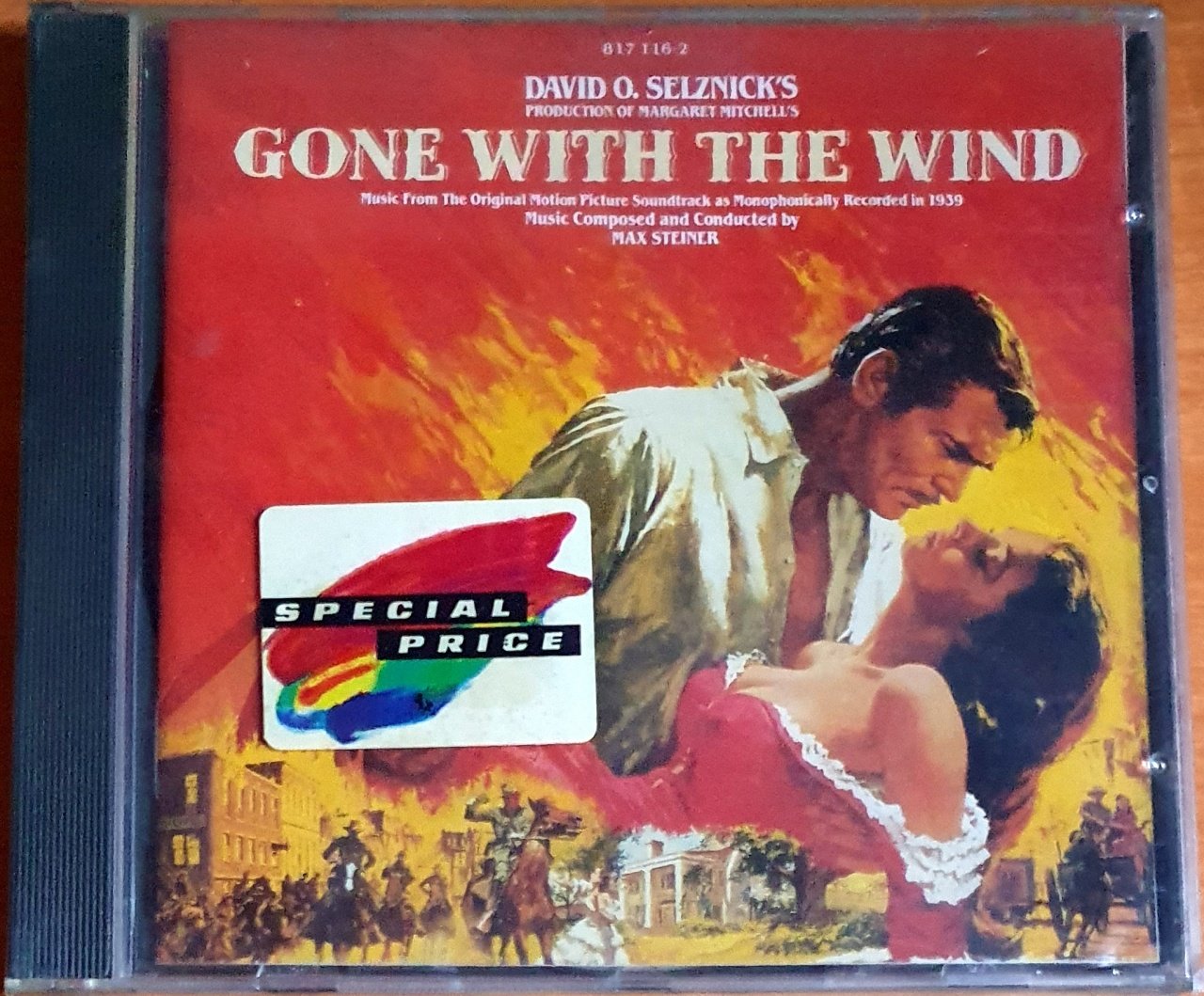 GONE WITH THE WIND SOUNDTRACK / MAX STEINER (1983) - CD SIFIR