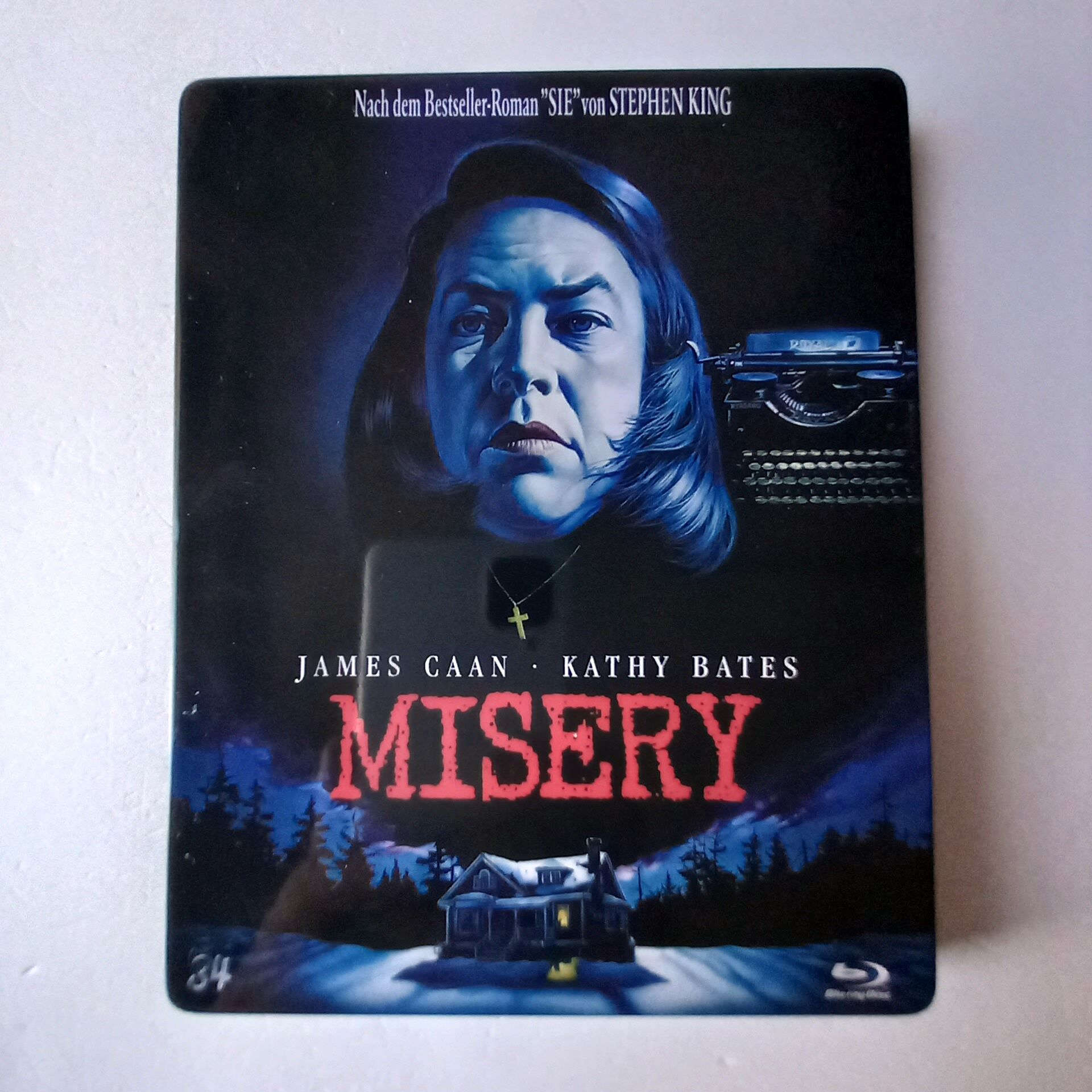 MISERY - JAMES CAAN, KATHY BATES - YÖN.: ROB REINER - BLU-RAY  STEELBOOK METAL KUTU 2.EL TÜRKÇE ALTYAZI YOKTUR