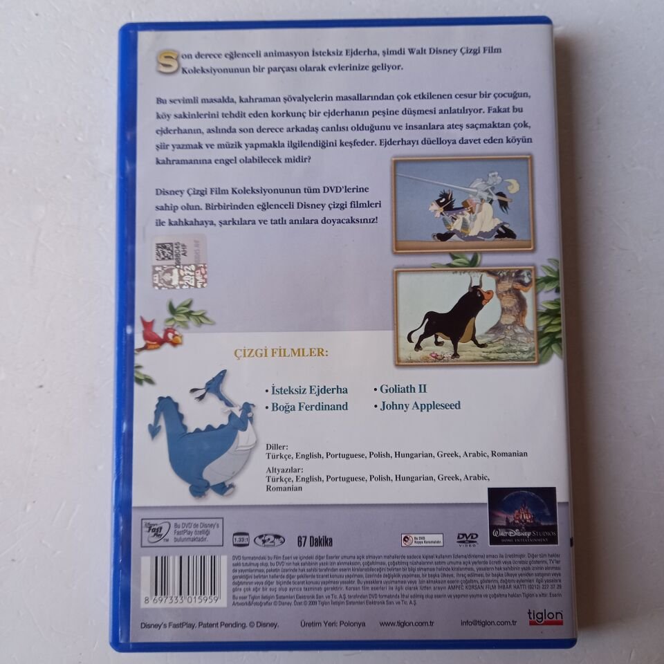 İSTEKSİZ EJDERHA - THE RELUCTANT DRAGON - DVD 2.EL