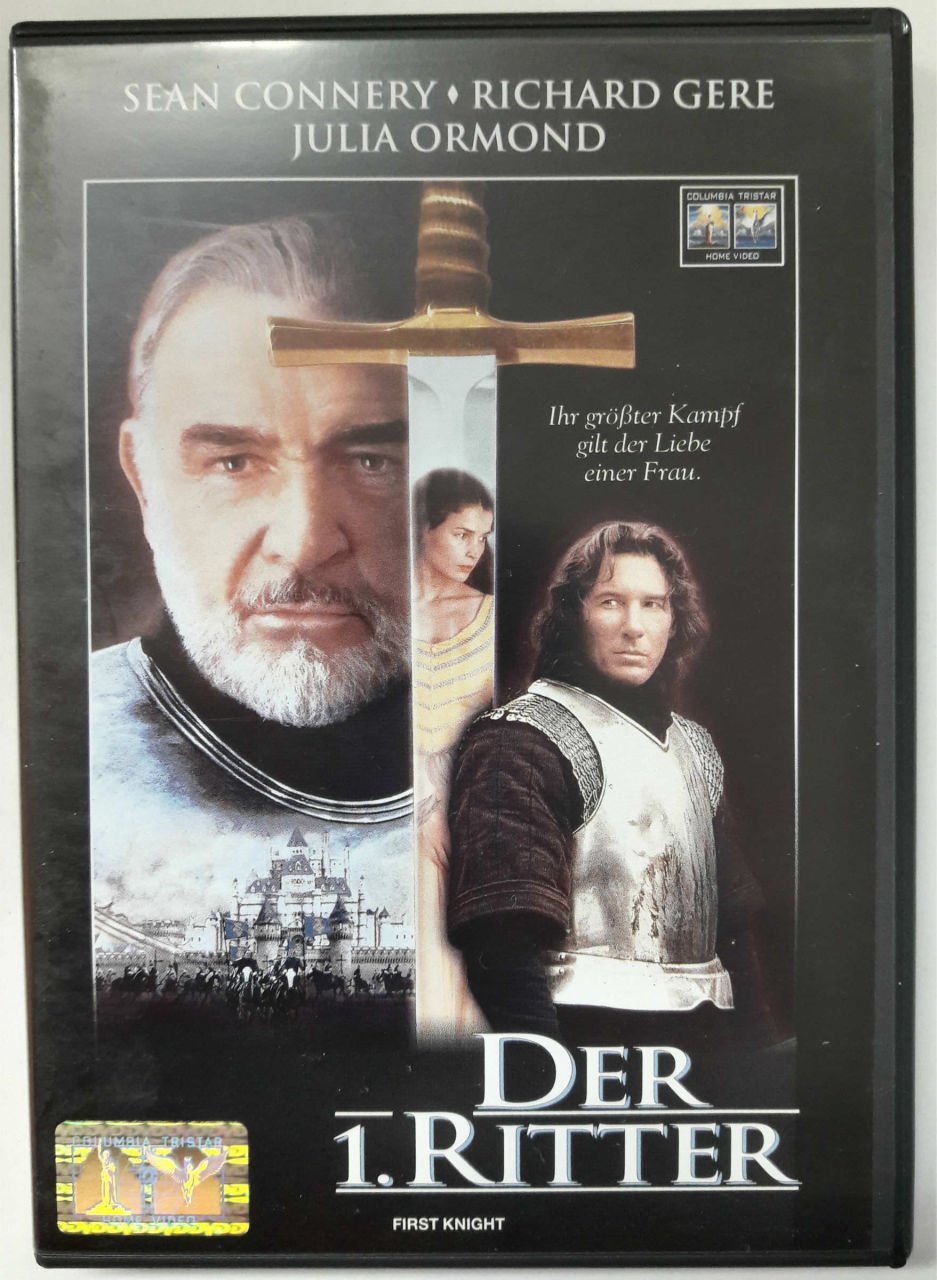 DER 1. RITTER - FIRST KNIGHT - İLK ŞÖVALYE - SEAN CONNERY - RICHARD GERE - DVD 2.EL
