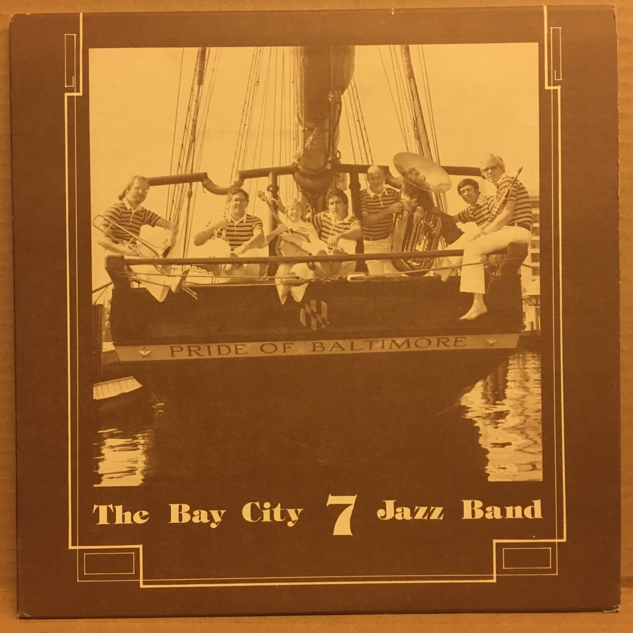 THE BAY CITY 7 JAZZ BAND 1979 2.EL PLAK NEW ORLEANS
