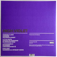 THE NATIONAL - HIGH VIOLET (2010) - PLAK SIFIR