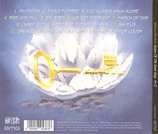 HELLOWEEN – KEEPER OF THE SEVEN KEYS - PART II (1988) - CD REMASTERED 2024 REISSUE DIGISLEEVE AMBALAJINDA SIFIR