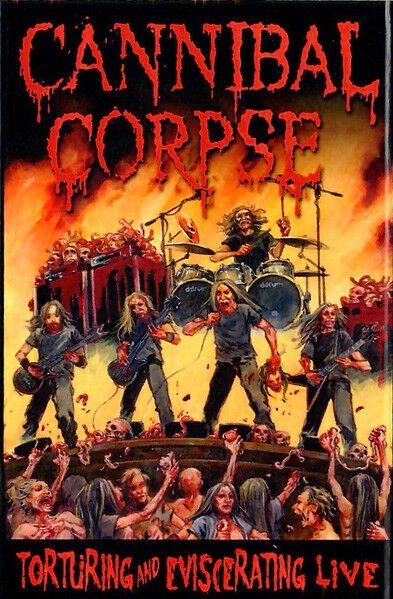 CANNIBAL CORPSE – TORTURING AND EVISCERATING LIVE (2013) - KASET 2023 REISSUE SIFIR