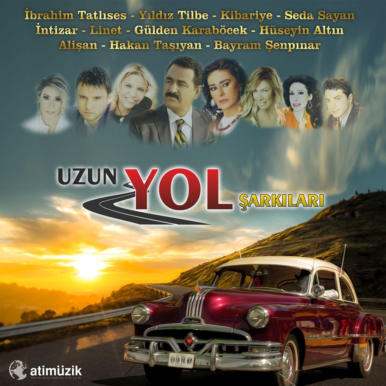 UZUN YOL ŞARKILARI - TATLISES  TİLBE KİBARİYE İNTİZAR LİNET - LP SIFIR