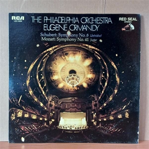 SCHUBERT / MOZART - THE PHILADELPHIA ORCHESTRA, EUGENE ORMANDY – SYMPHONY NO. 8 [UNFINISHED] / SYMPHONY NO. 41 [JUPITER] (1969) - LP 2.EL PLAK