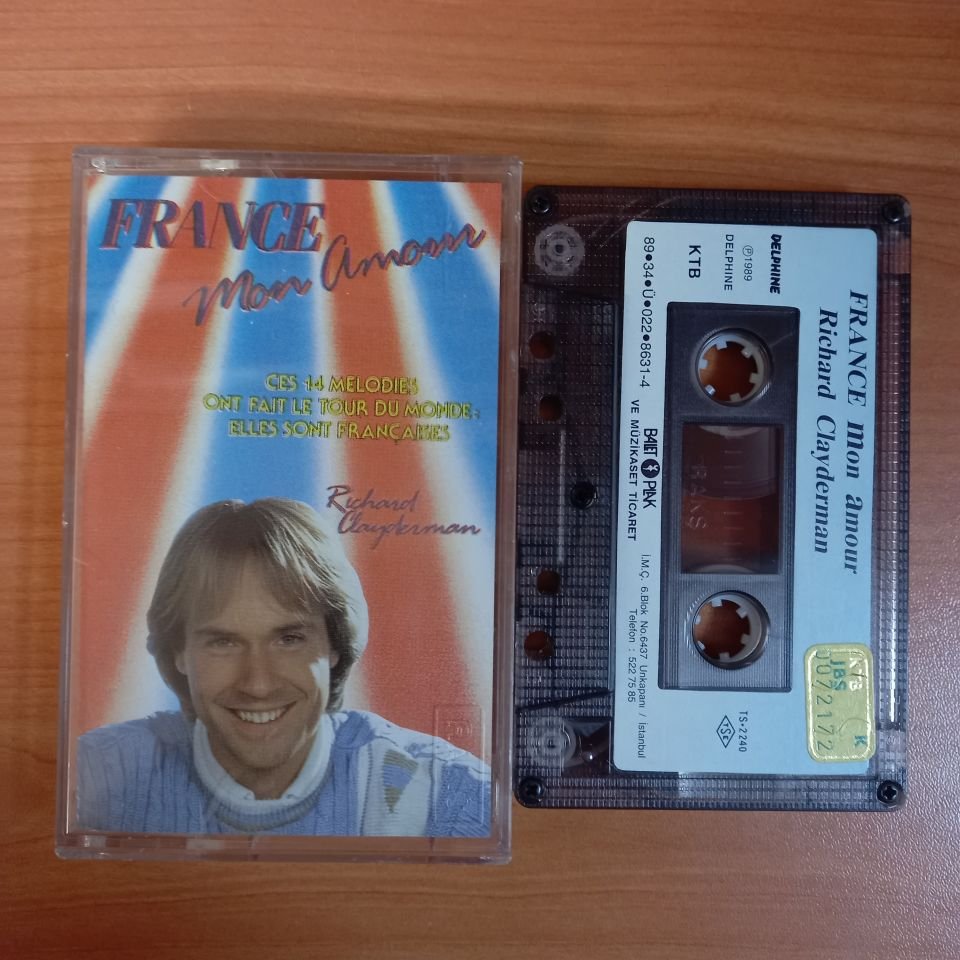 RICHARD CLAYDERMAN - FRANCE / MON AMOUR (1989) - KASET 2.EL